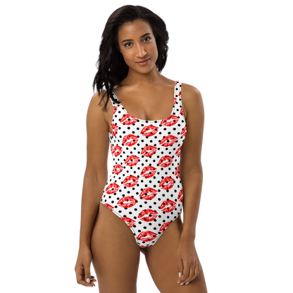 One-Piece Swimsuit (Lips)