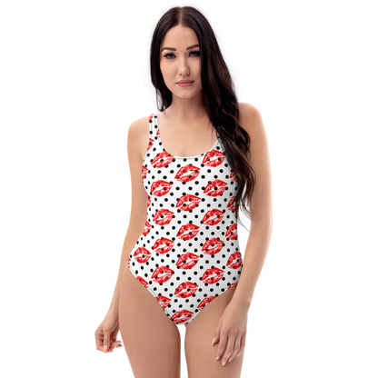 One-Piece Swimsuit (Lips)