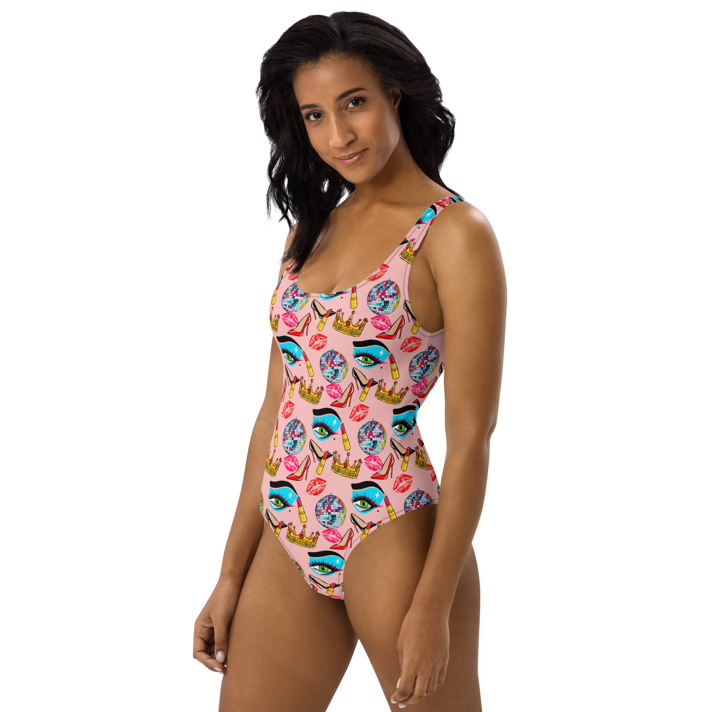 One-Piece Swimsuit (Drag|Pink)