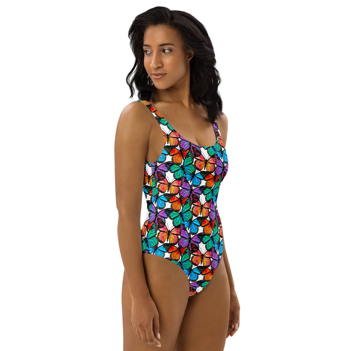 One-Piece Swimsuit (Butterflies)