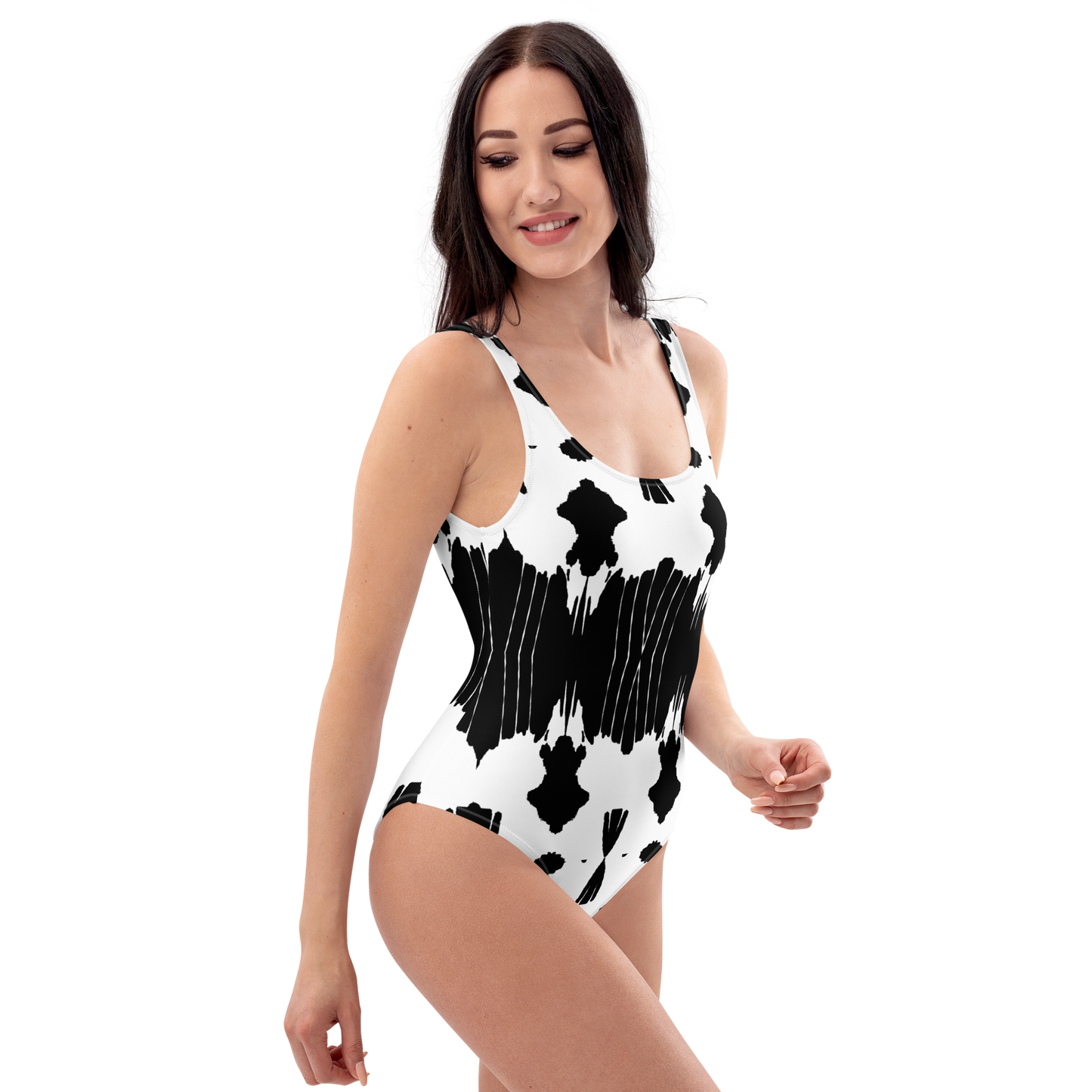 One-Piece Swimsuit (Inkblot)