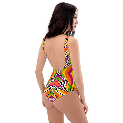 One-Piece Swimsuit (Mango Mosaic)