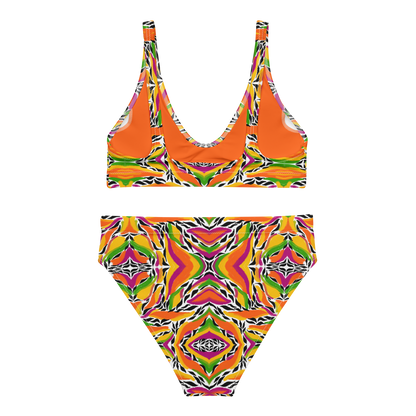 High-waisted bikini (Mango Mosaic)