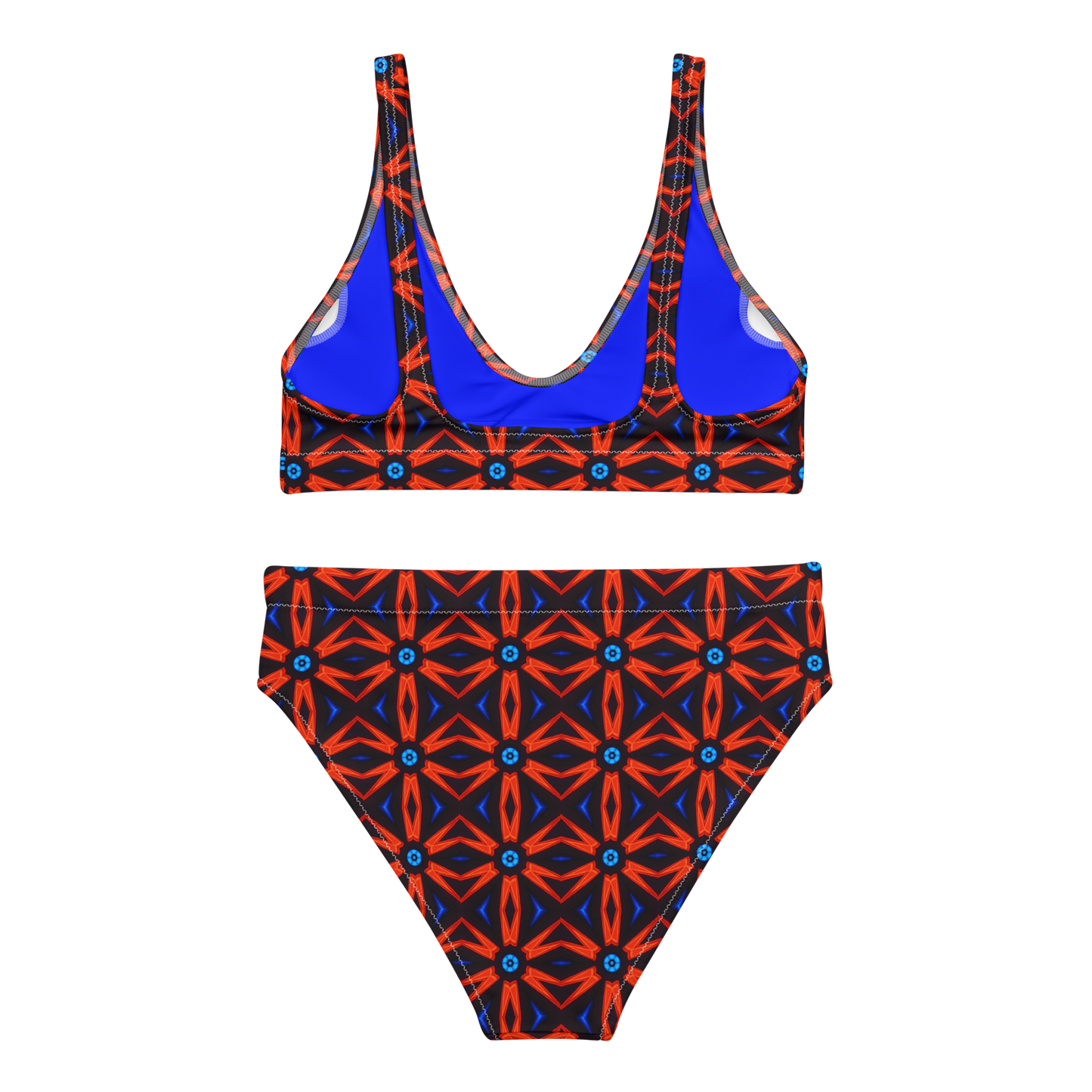 High-waisted bikini (Red Star)