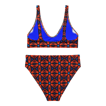 High-waisted bikini (Red Star)