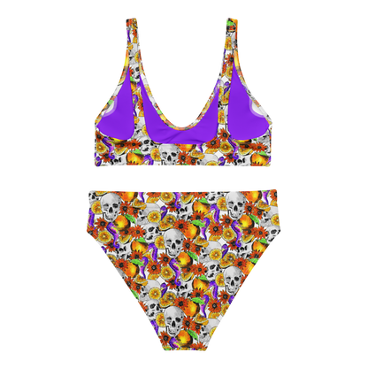 High-waisted bikini (Skulls & Oranges)