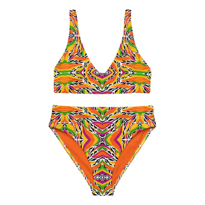 High-waisted bikini (Mango Mosaic)