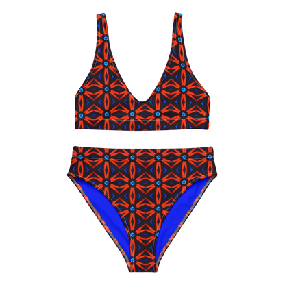 High-waisted bikini (Red Star)