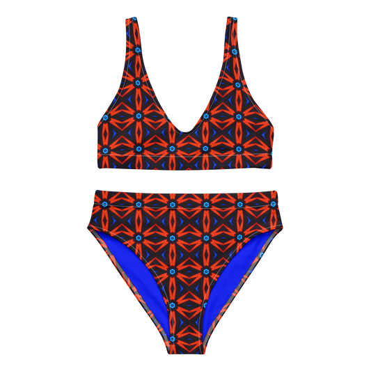 High-waisted bikini (Red Star)