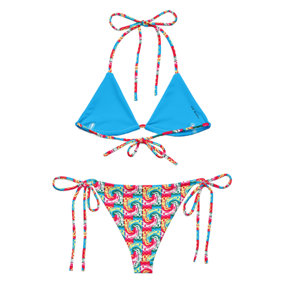 String bikini (Pinks Waves)
