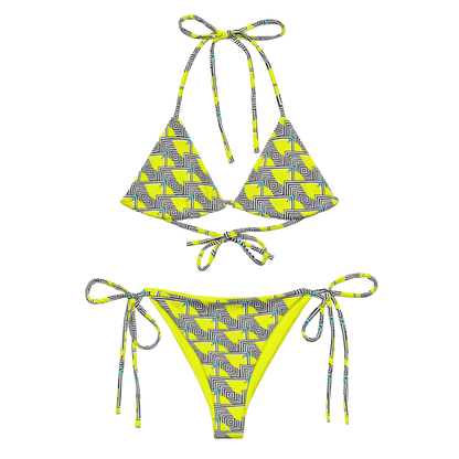 String bikini (Retro Yellow)
