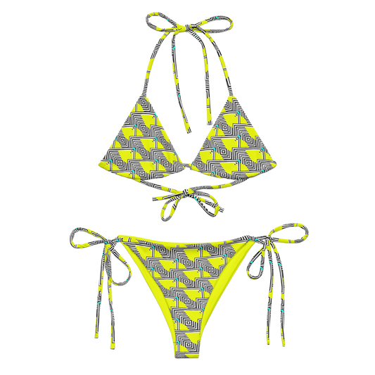 String bikini (Retro Yellow)