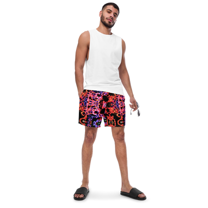 Men's swim trunks (Lava Lamp)