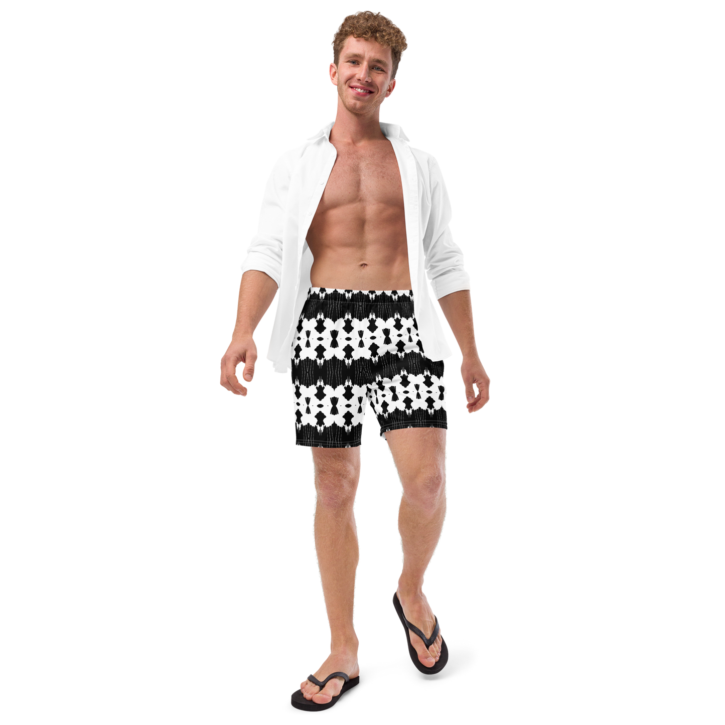 Men's swim trunks (Inkblot)