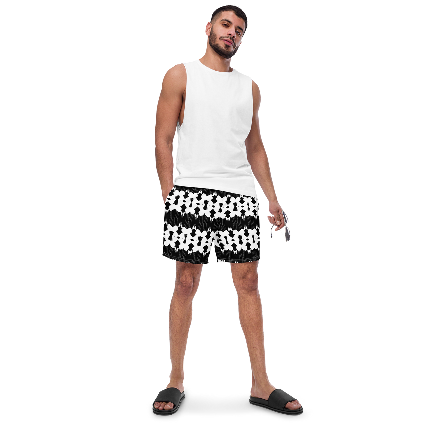 Men's swim trunks (Inkblot)