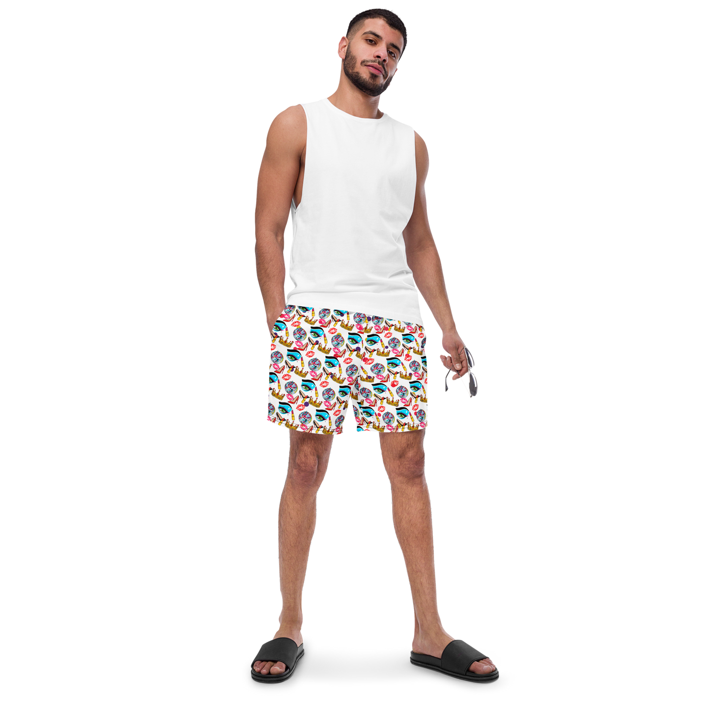 Men's swim trunks (Drag|Polka Dots)