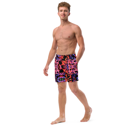 Men's swim trunks (Lava Lamp)