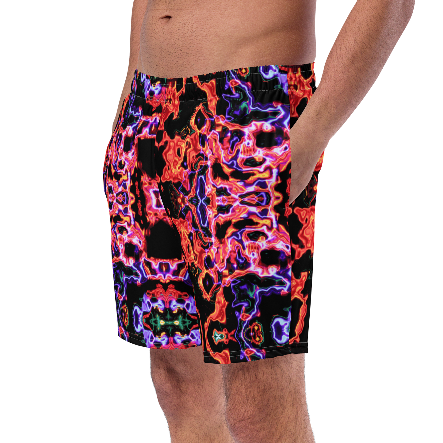 Men's swim trunks (Lava Lamp)