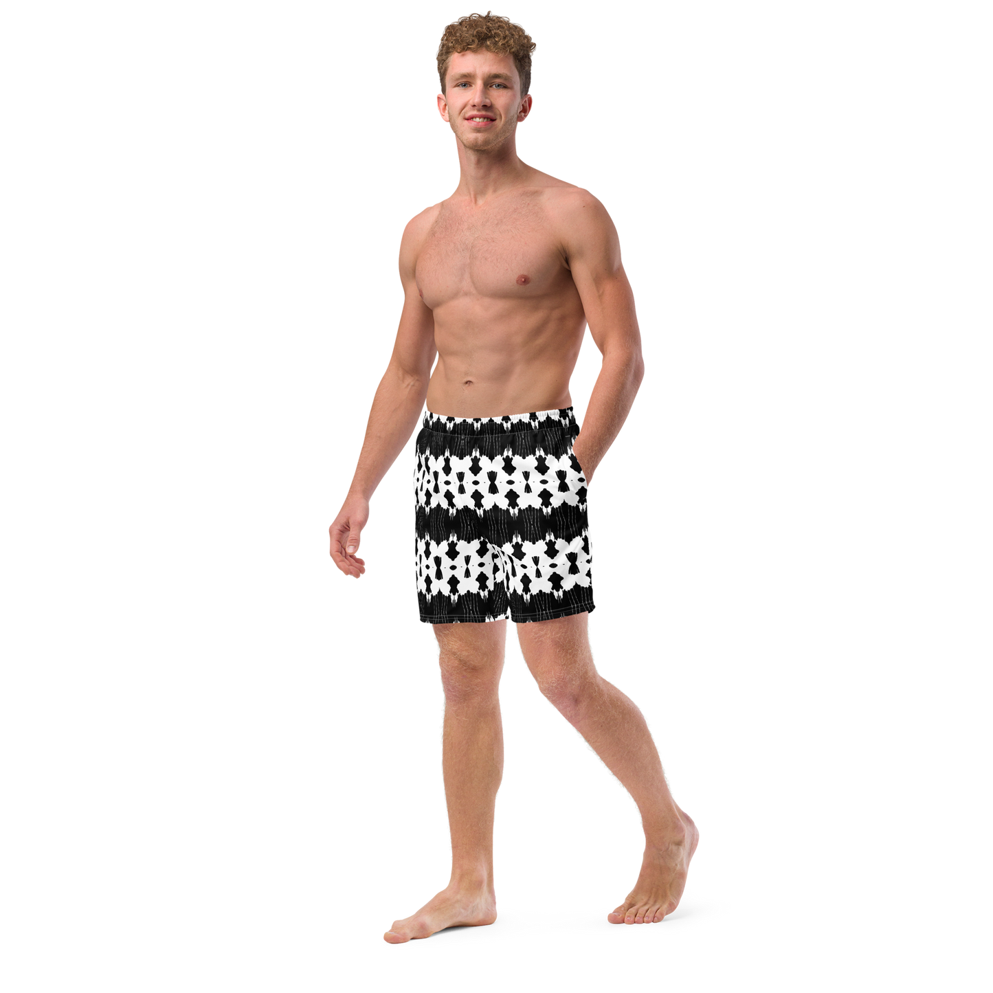 Men's swim trunks (Inkblot)