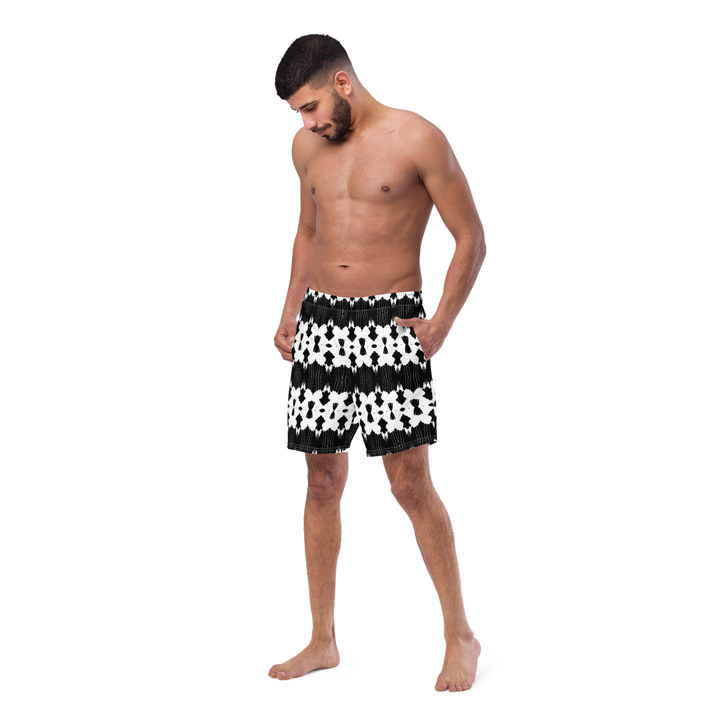 Men's swim trunks (Inkblot)