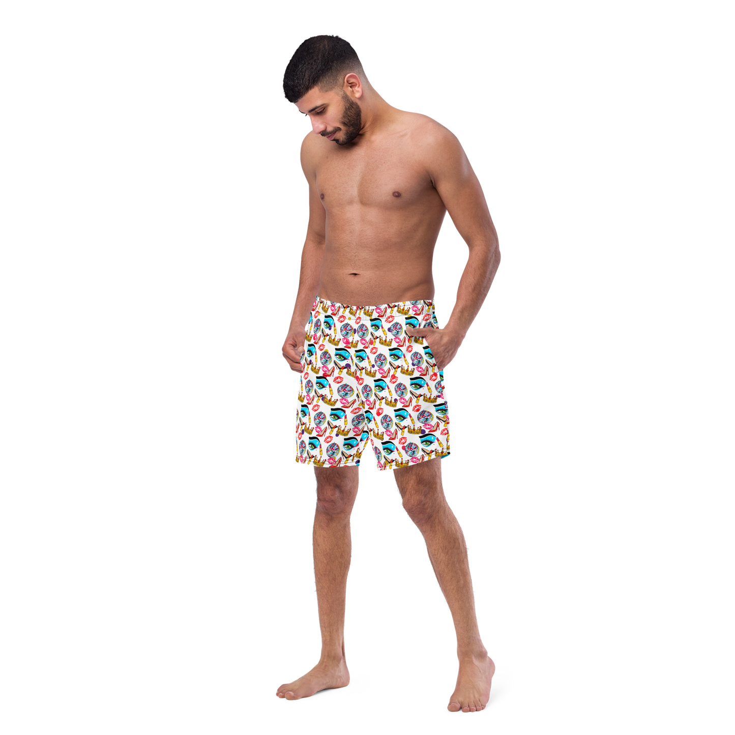 Men's swim trunks (Drag|Polka Dots)