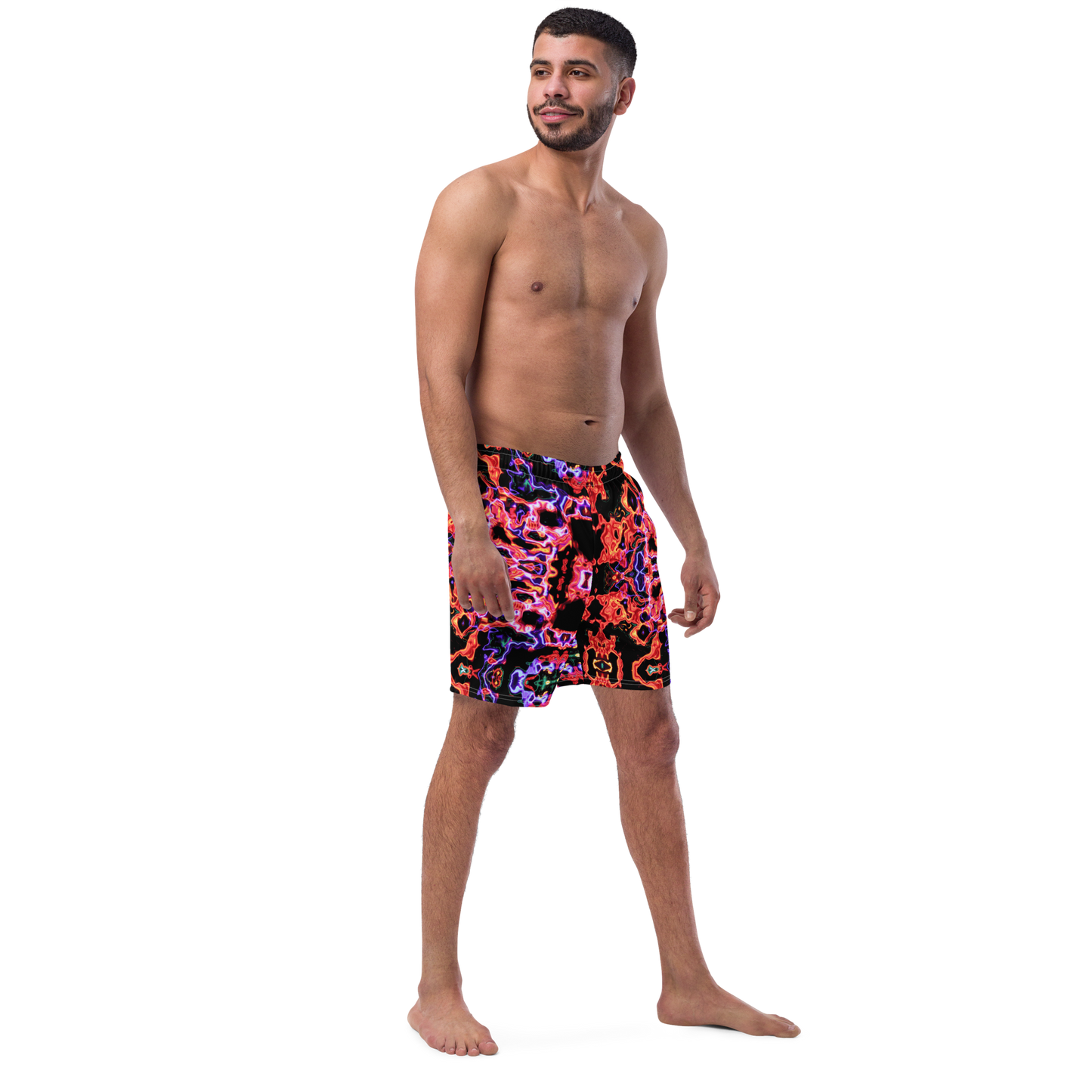 Men's swim trunks (Lava Lamp)