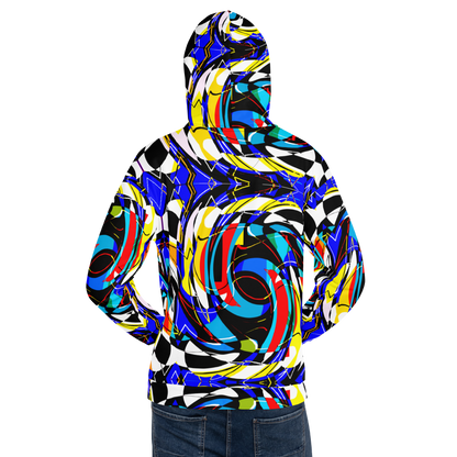 Unisex Hoodie (Blue Swirls)