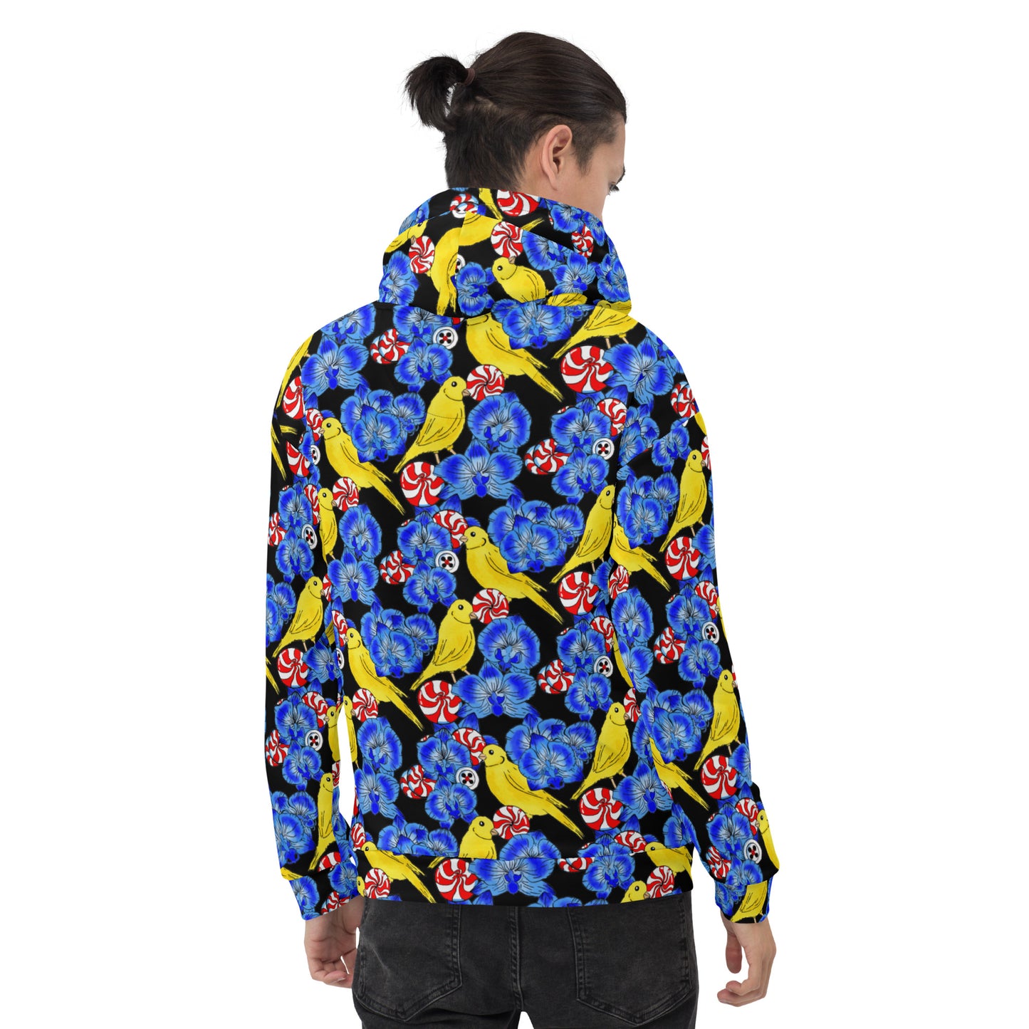 Unisex Hoodie (Canaries & Orchids)