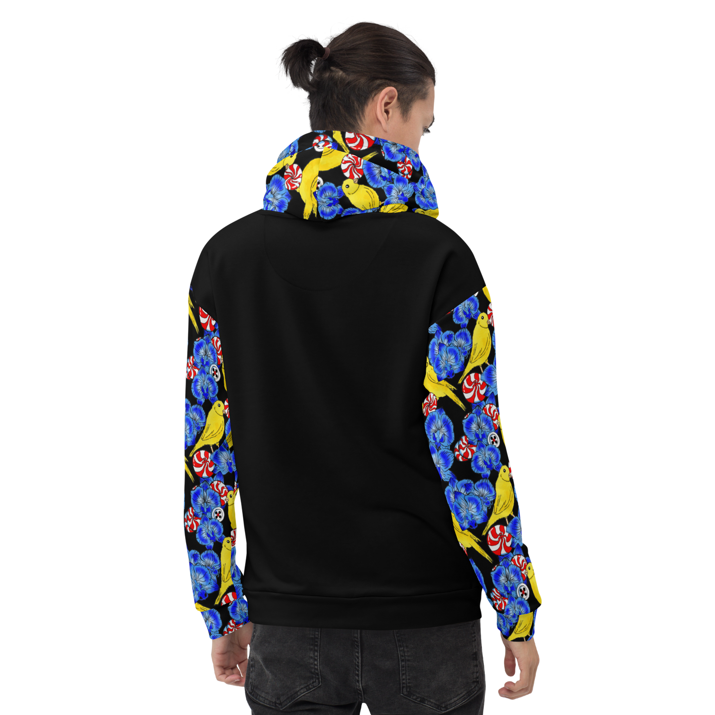 Unisex Hoodie (Canaries & Orchids)