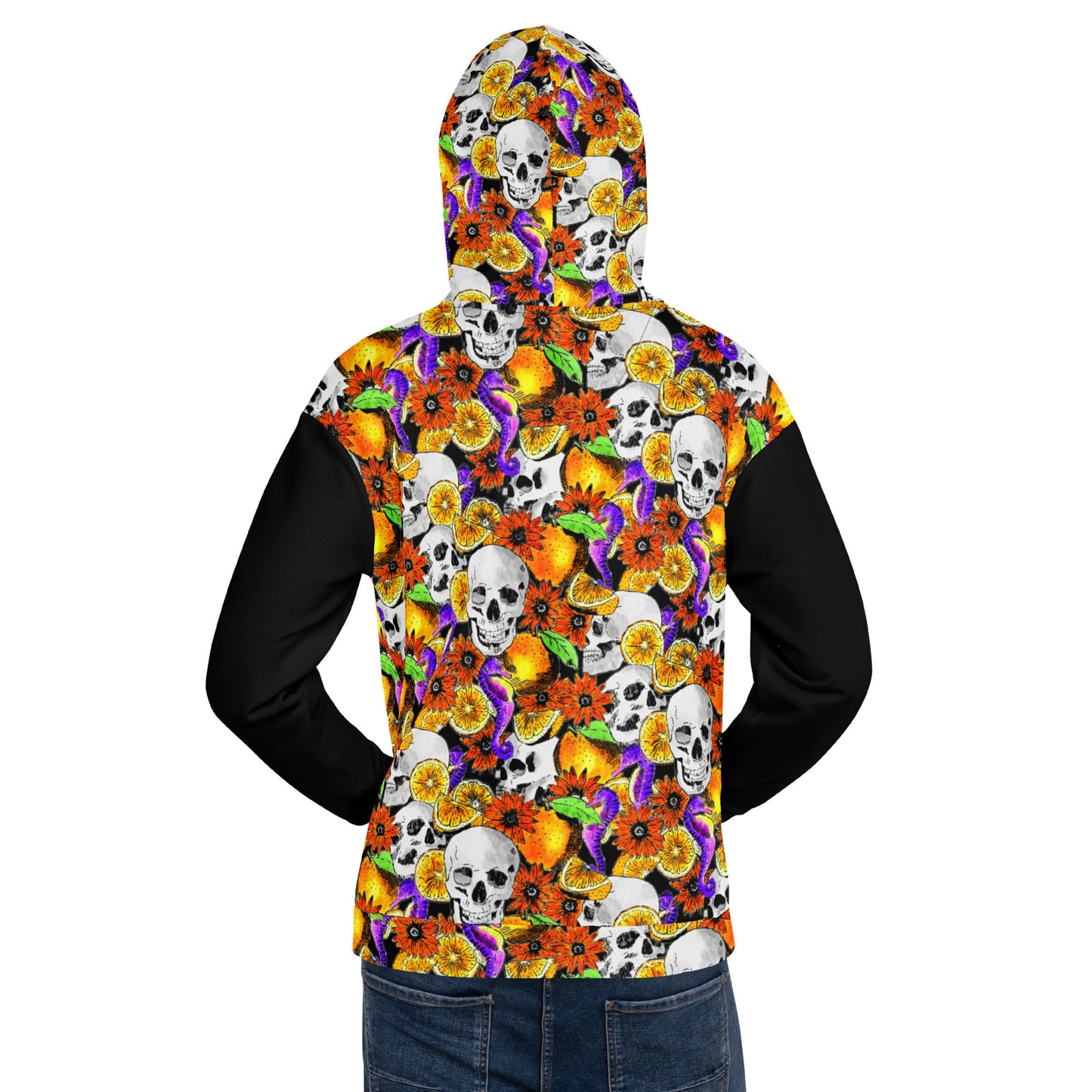 Unisex Hoodie (Skulls & Oranges)