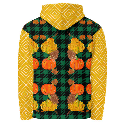 Unisex Hoodie (Pumpkins|Green)