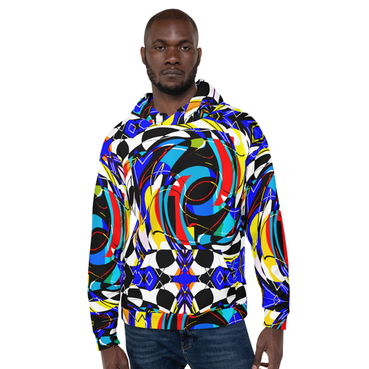 Unisex Hoodie (Blue Swirls)