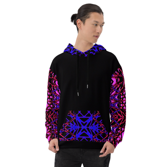 Unisex Hoodie (Neon Latticework)