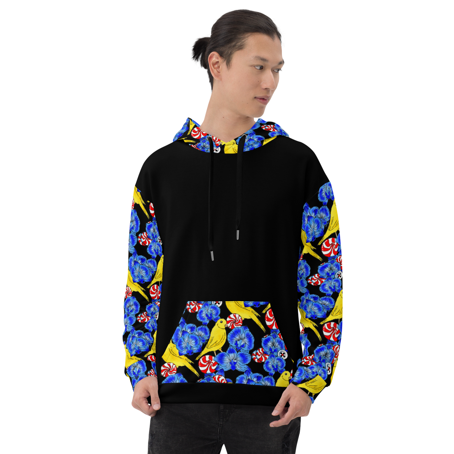 Unisex Hoodie (Canaries & Orchids)