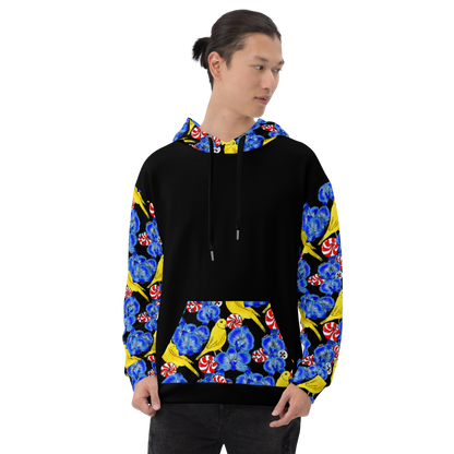 Unisex Hoodie (Canaries & Orchids)