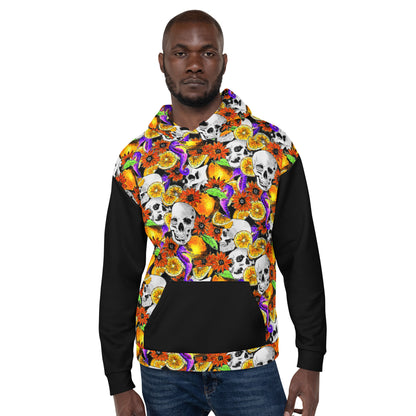 Unisex Hoodie (Skulls & Oranges)