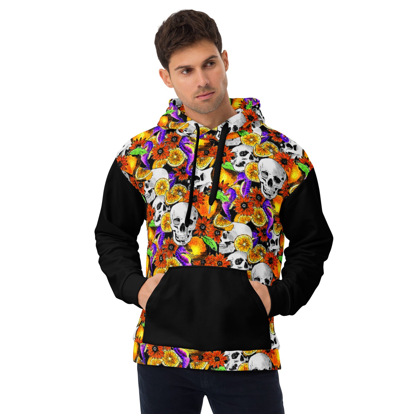 Unisex Hoodie (Skulls & Oranges)