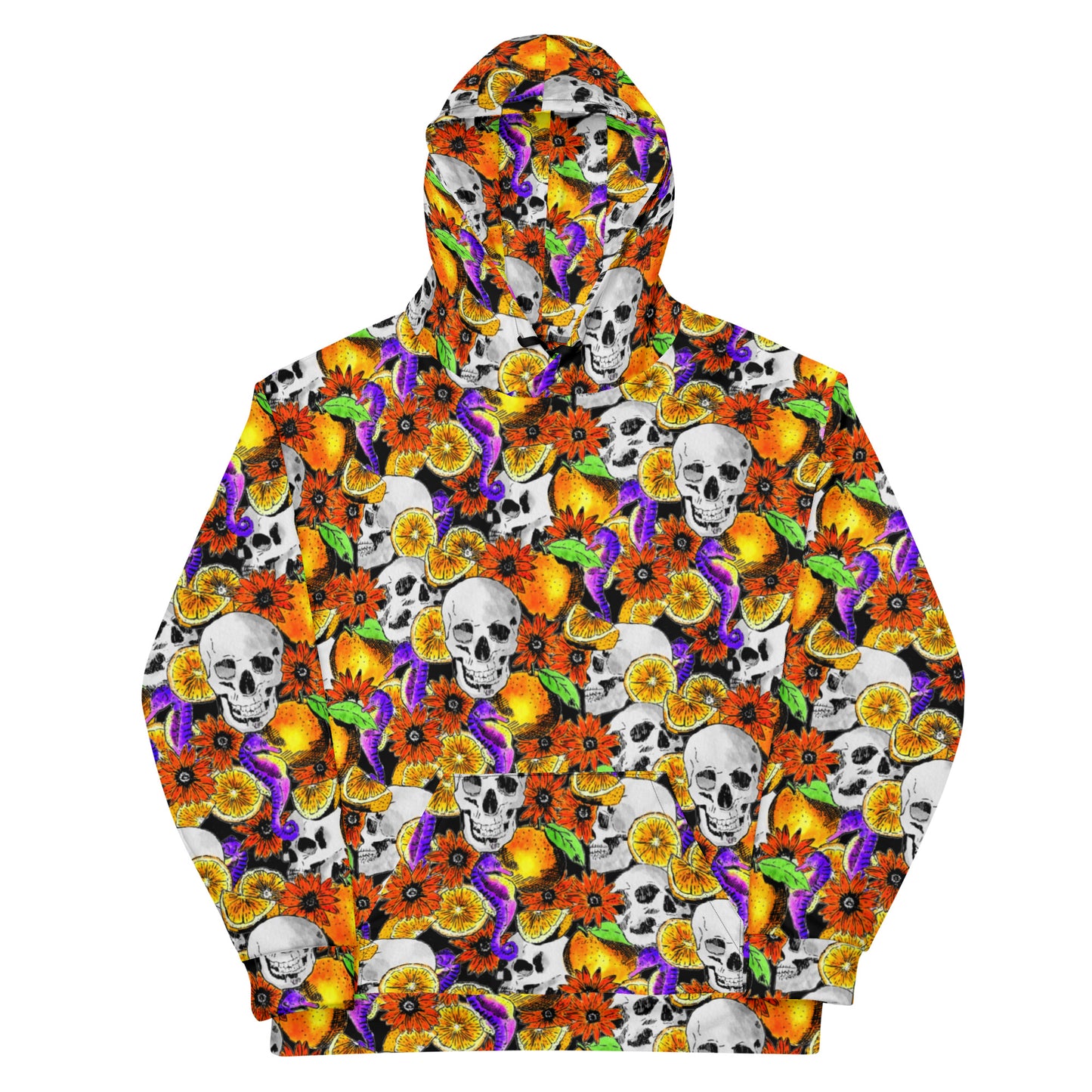 Unisex Hoodie (Skulls & Oranges)