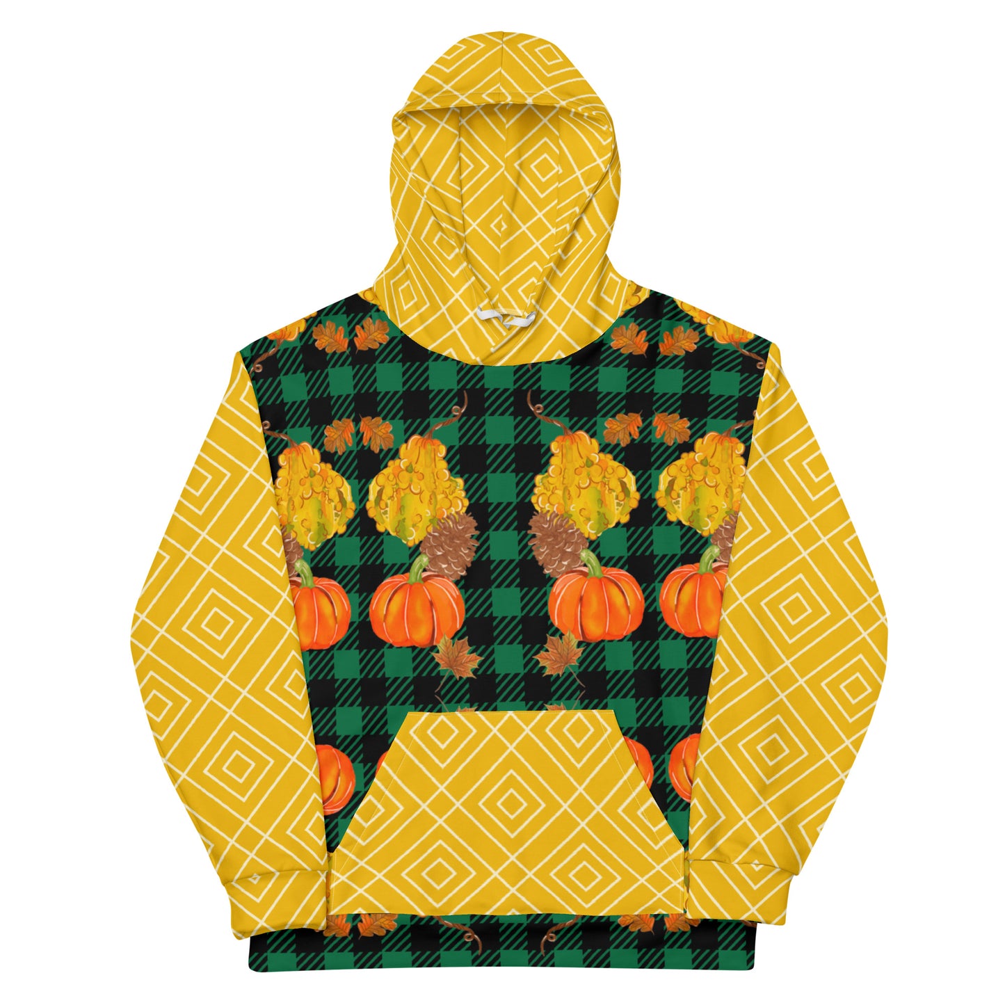 Unisex Hoodie (Pumpkins|Green)