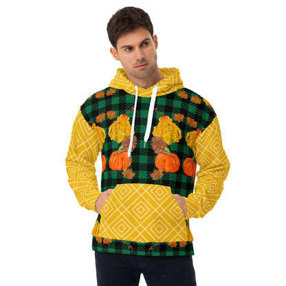 Unisex Hoodie (Pumpkins|Green)