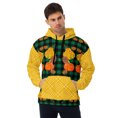 Unisex Hoodie (Pumpkins|Green)