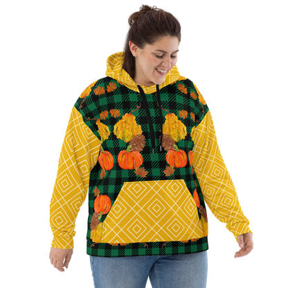 Unisex Hoodie (Pumpkins|Green)