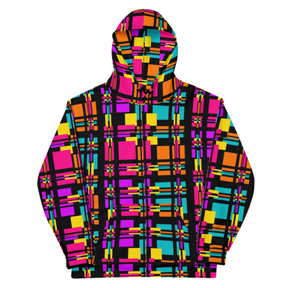 Unisex Hoodie (Rainbow Plaid)