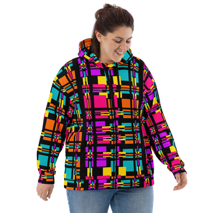 Unisex Hoodie (Rainbow Plaid)