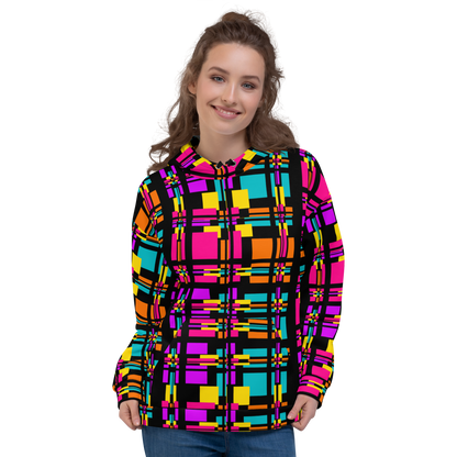 Unisex Hoodie (Rainbow Plaid)