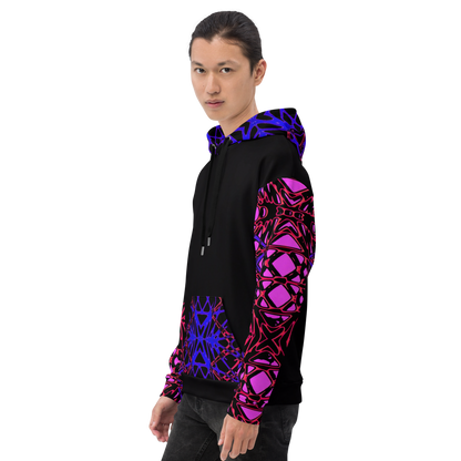 Unisex Hoodie (Neon Latticework)