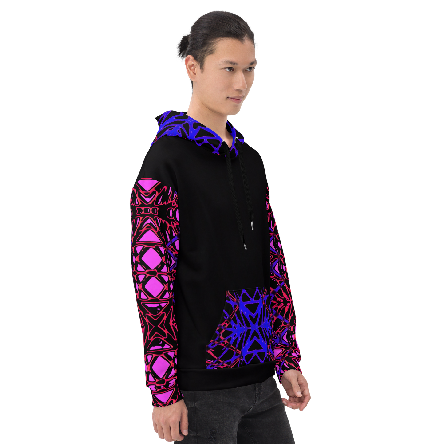 Unisex Hoodie (Neon Latticework)