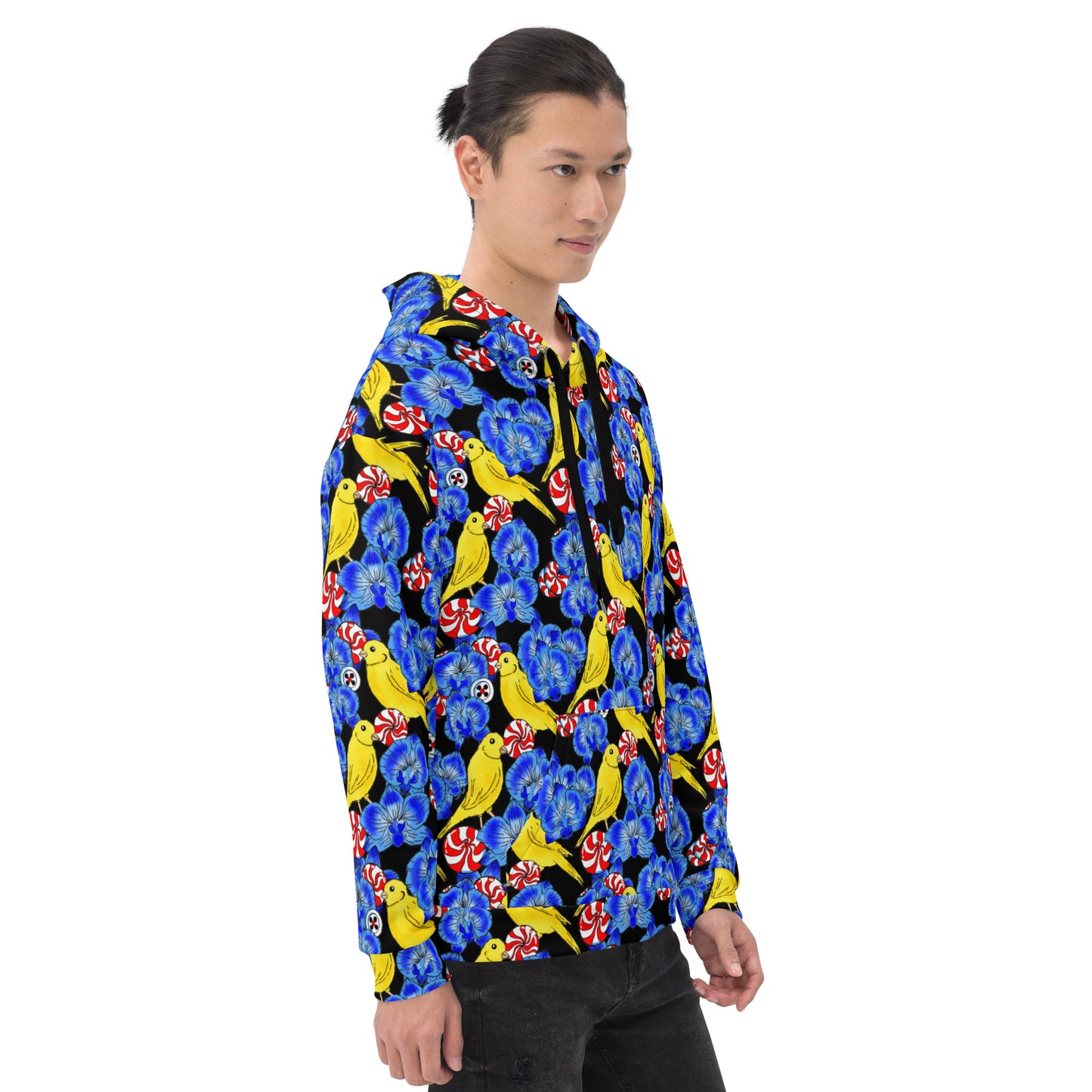 Unisex Hoodie (Canaries & Orchids)