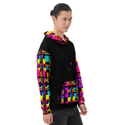 Unisex Hoodie (Rainbow Plaid)