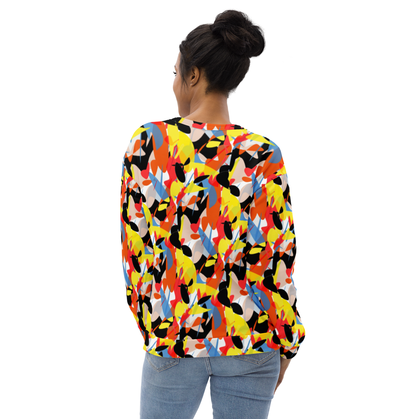 Unisex Sweatshirt (Abstract Ovals)